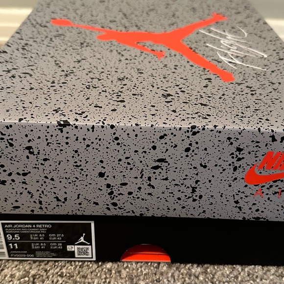 Men Air Jordan 5 Retro. 2020. True White/Fire Red-Black. New in Box. Size 10 - Picture 10 of 10